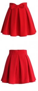 red skirt
