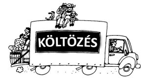 költözés